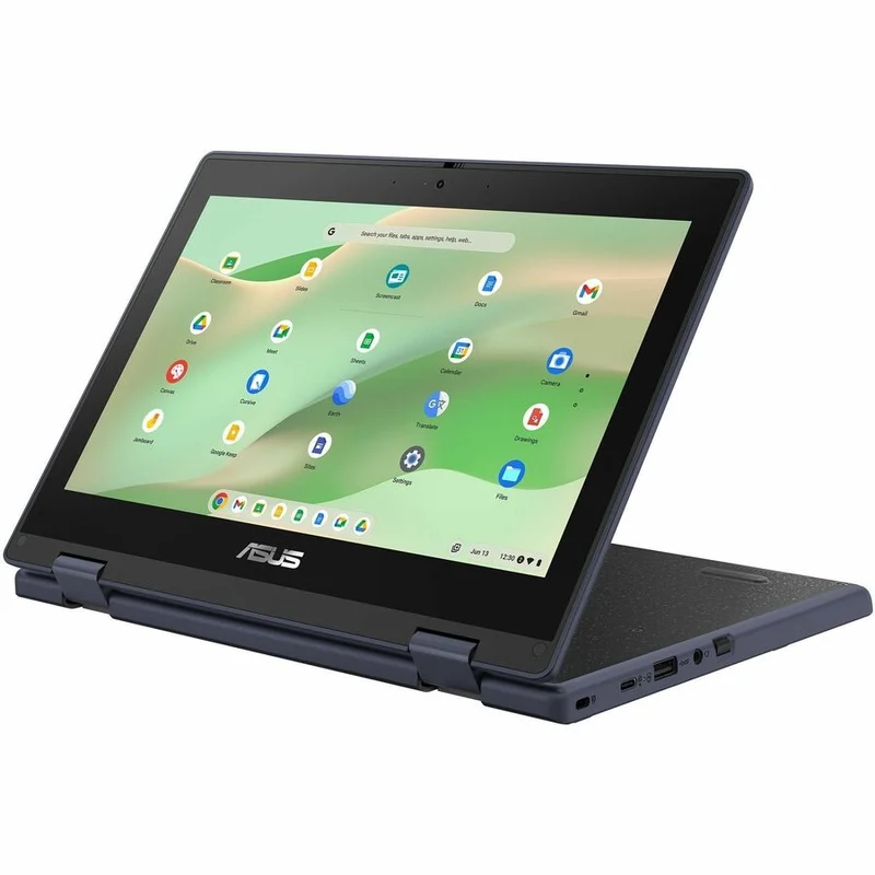 Asus Chromebook CR11 Flip CR1104F CR1104FGA-CN1864T-CA Chromebook 11.6 en 2 convertible robuste à écran tactile 1 pouces - HD - Intel N-Series N100 - 8 Go - 64 Go de mémoire flash - Gris minéral CR1104FGA-CN1864T-CA