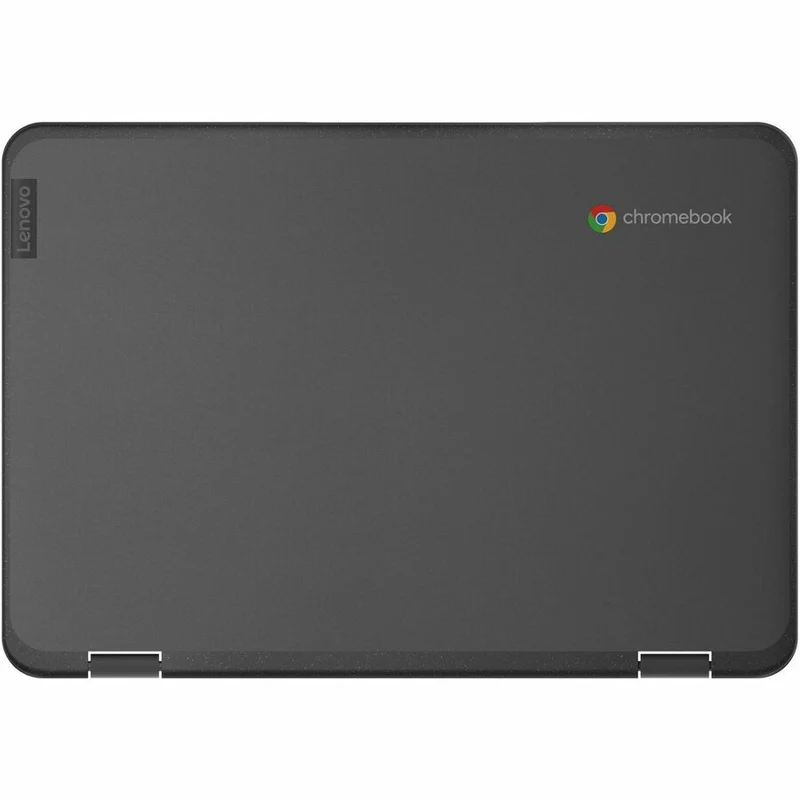 Chromebook Lenovo 500e Gen 4s 83L40001US 11.6" tactile convertible 2 en 1 - HD - Intel N-Series N100 - 8 Go - 64 Go de mémoire flash - Clavier anglais - Gris 83L40001US
