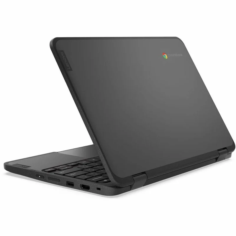 Chromebook Lenovo 500e Gen 4s 83L40001US 11.6" tactile convertible 2 en 1 - HD - Intel N-Series N100 - 8 Go - 64 Go de mémoire flash - Clavier anglais - Gris 83L40001US