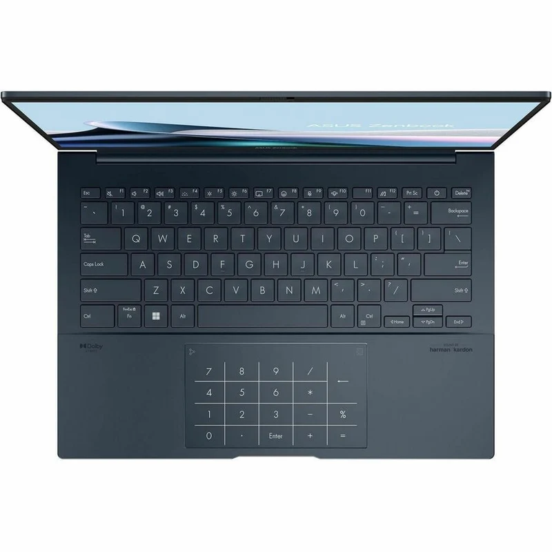 Asus Zenbook 14 OLED UX3405 UX3405CA-DS51T-CA Ordinateur portable tactile 14" - WUXGA - Intel Core Ultra 5 225H - Plateforme Intel Evo - 16 Go - SSD 512 Go - Clavier anglais - Bleu Ponder UX3405CA-DS51T-CA