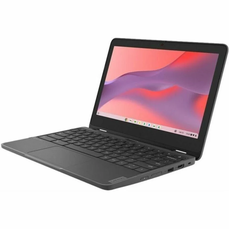 Lenovo 300e Yoga Chromebook Gen 4 82W2002GUS Chromebook 11.6 en 2 convertible 1" tactile - HD - Octa-core (ARM Cortex A76 + Cortex A55) - 4 Go - 32 Go de mémoire flash - Clavier anglais - Gris graphite 82W2002GUS