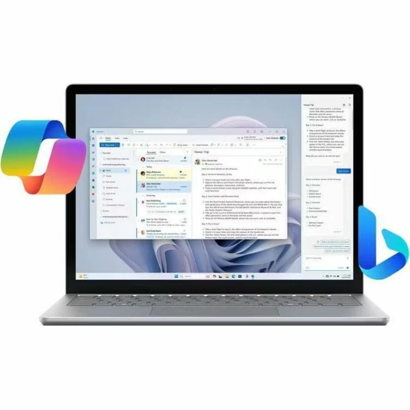 Ordinateur portable Microsoft Surface Laptop 6 13.5" à écran tactile - Intel Core Ultra 7 165H - 64 Go - SSD 1 To - Clavier anglais et français - Platinum EP2-34462