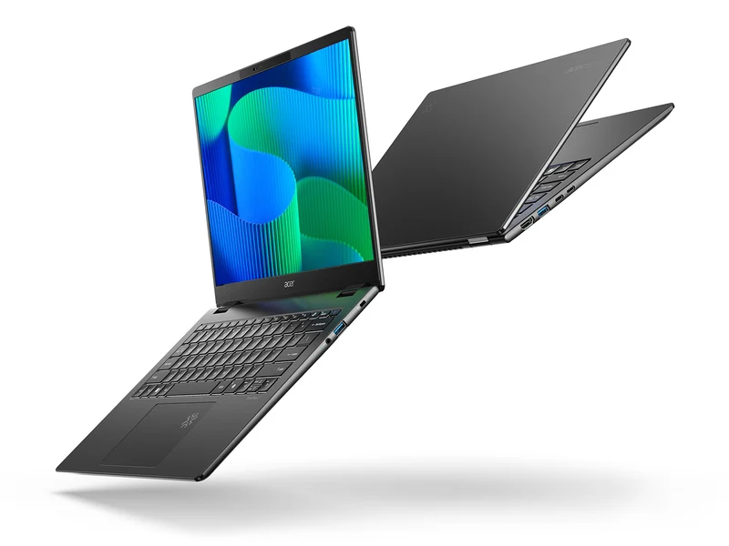 Ordinateur portable Acer TravelMate P6 14 AI P614-54 TMP614-54-56PB 14" - WQXGA+ - Intel Core Ultra 5 226V - 16 Go - SSD 1 To - Clavier anglais - Noir NX.BJJAA.002