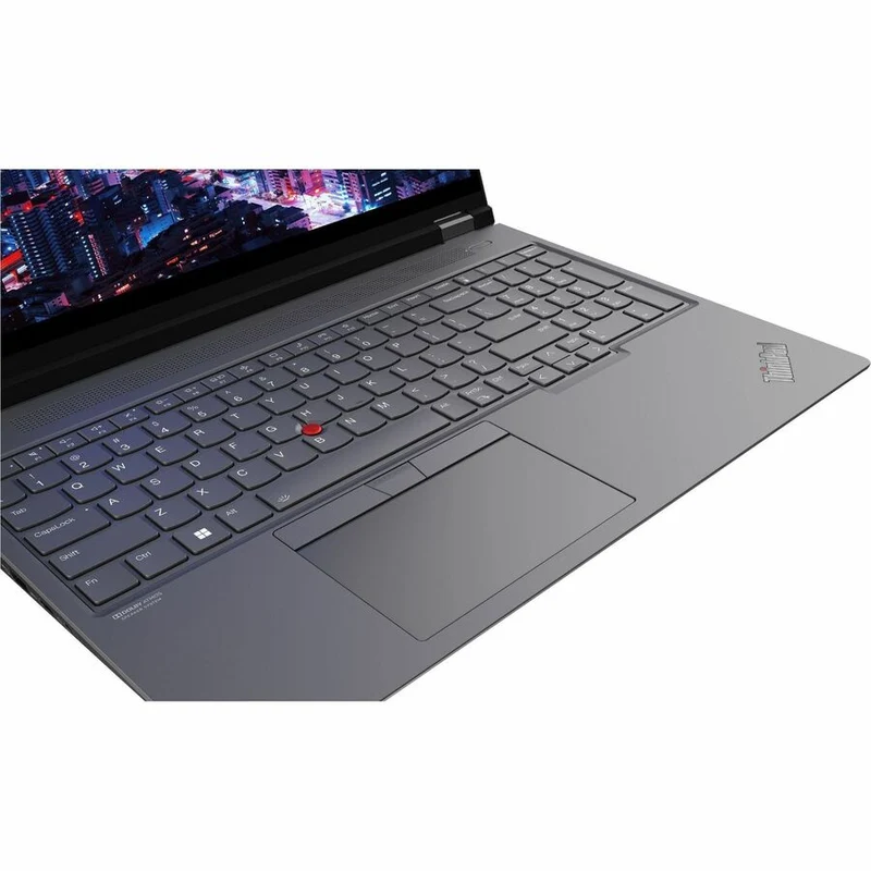 Station de travail mobile Lenovo ThinkPad P16 Gen 2 21FA0059CA 16" - WQXGA - Intel Core i7 14e génération i7-14700HX - 32 Go - SSD 1 To - Clavier français - Gris orage, noir villosités 21FA0059CA