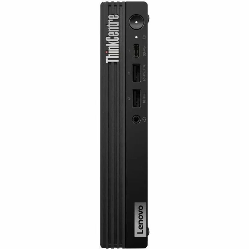 Ordinateur de bureau Lenovo ThinkCentre M70q Gen 5 12TD001JCA - Intel Core i3 14e génération i3-14100T - 8 Go - SSD 256 Go - Mini - Noir 12TD001JCA