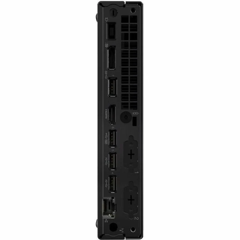 Ordinateur de bureau Lenovo ThinkCentre M70q Gen 5 12TD001JCA - Intel Core i3 14e génération i3-14100T - 8 Go - SSD 256 Go - Mini - Noir 12TD001JCA