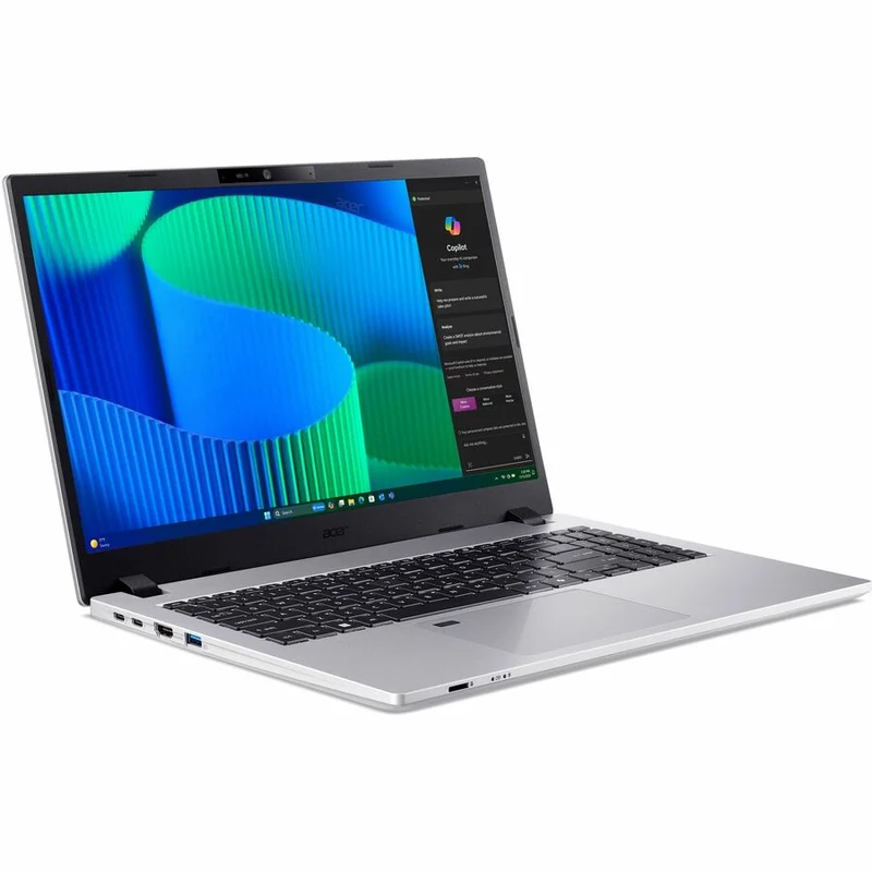 Ordinateur portable Acer TravelMate P2 15 P215-55 TMP215-55-51CM 15.6" - Full HD - Intel Core 5 120U - 16 Go - SSD 512 Go - Clavier anglais - Argent NX.BHRAA.002