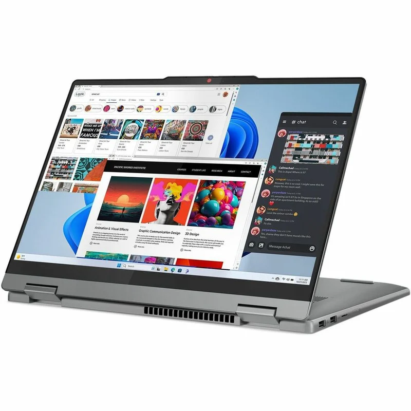 Lenovo IdeaPad 5 14IRU9 83DT0035CF Ordinateur portable 14 en 2 convertible 1 pouces à écran tactile - WUXGA - Intel Core 5 120U - 16 Go - SSD 512 Go - Clavier français et anglais - Gris Luna 83DT0035CF