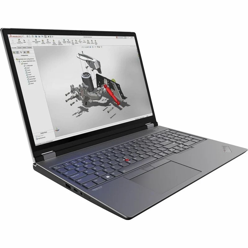 Station de travail mobile Lenovo ThinkPad P16 Gen 2 21FA005ACA 16" - WQXGA - Intel Core i7 14e génération i7-14700HX - 32 Go - SSD 1 To - Clavier français - Gris orage, noir villosités 21FA005ACA