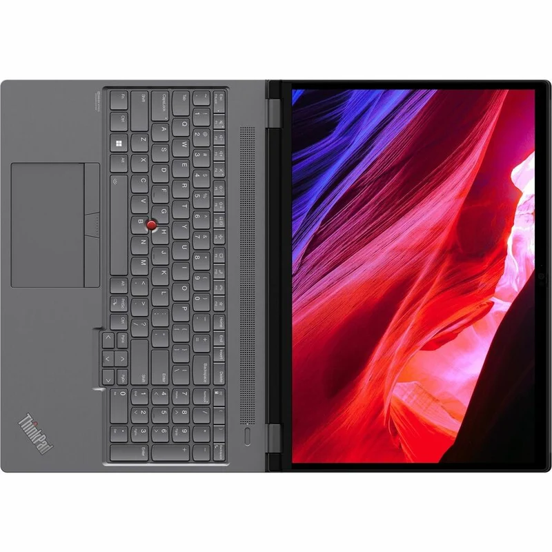 Station de travail mobile Lenovo ThinkPad P16 Gen 2 21FA005ACA 16" - WQXGA - Intel Core i7 14e génération i7-14700HX - 32 Go - SSD 1 To - Clavier français - Gris orage, noir villosités 21FA005ACA