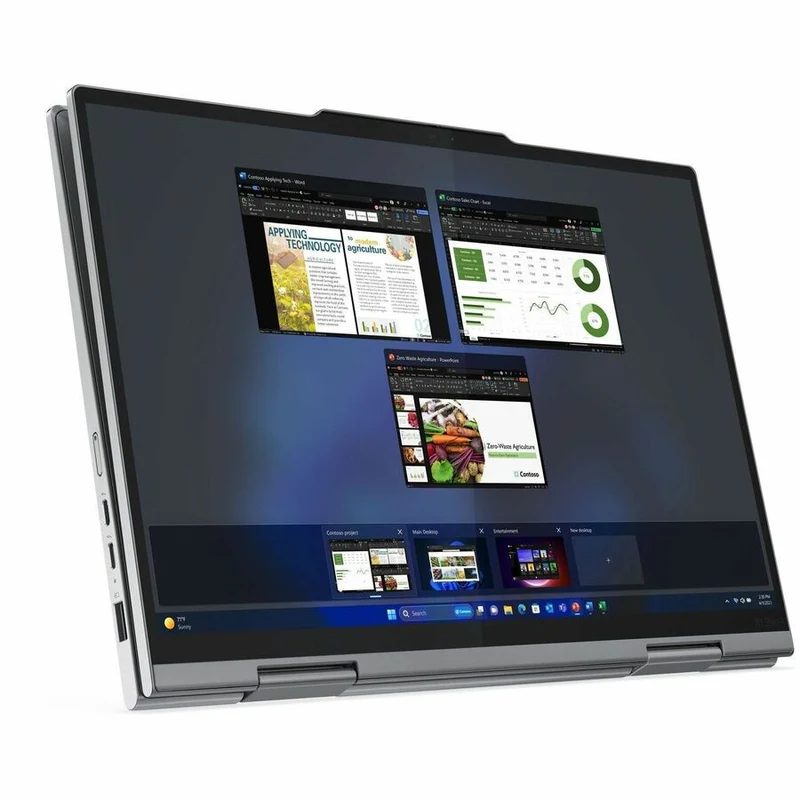 Ordinateur portable convertible 1 en 9 Lenovo ThinkPad X21 Gen 006 14KE2BCA 1" (écran tactile) - WUXGA - Intel Core Ultra 7 165U - Plateforme Intel Evo - 32 Go - SSD 512 Go - Clavier français - Gris 21KE006BCA
