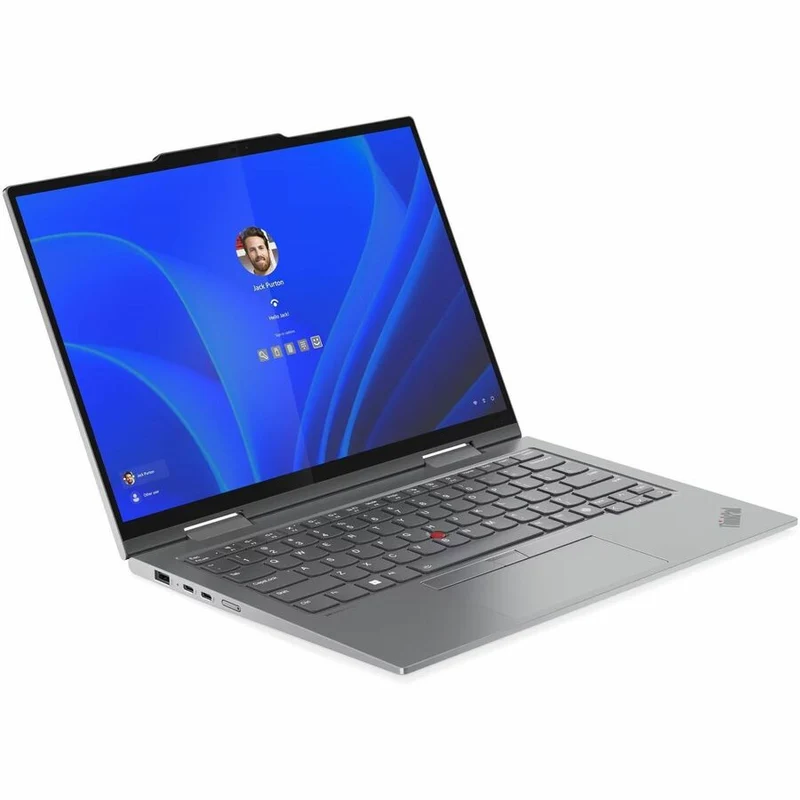 Ordinateur portable convertible 1 en 9 Lenovo ThinkPad X21 Gen 006 14KE2BCA 1" (écran tactile) - WUXGA - Intel Core Ultra 7 165U - Plateforme Intel Evo - 32 Go - SSD 512 Go - Clavier français - Gris 21KE006BCA
