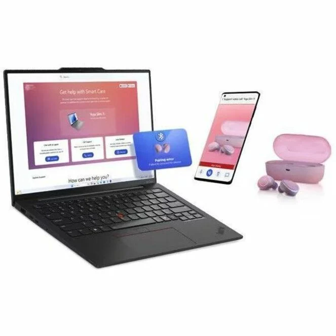 Ordinateur portable Lenovo ThinkPad X1 Carbon Gen 13 (21NS005UUS) avec écran tactile 14" Copilot+ - WUXGA - Intel Core Ultra 7 268V - Technologie vPro - Plateforme Intel Evo - 32 Go - SSD 512 Go - Clavier anglais - Peinture noire (21NS005UUS)