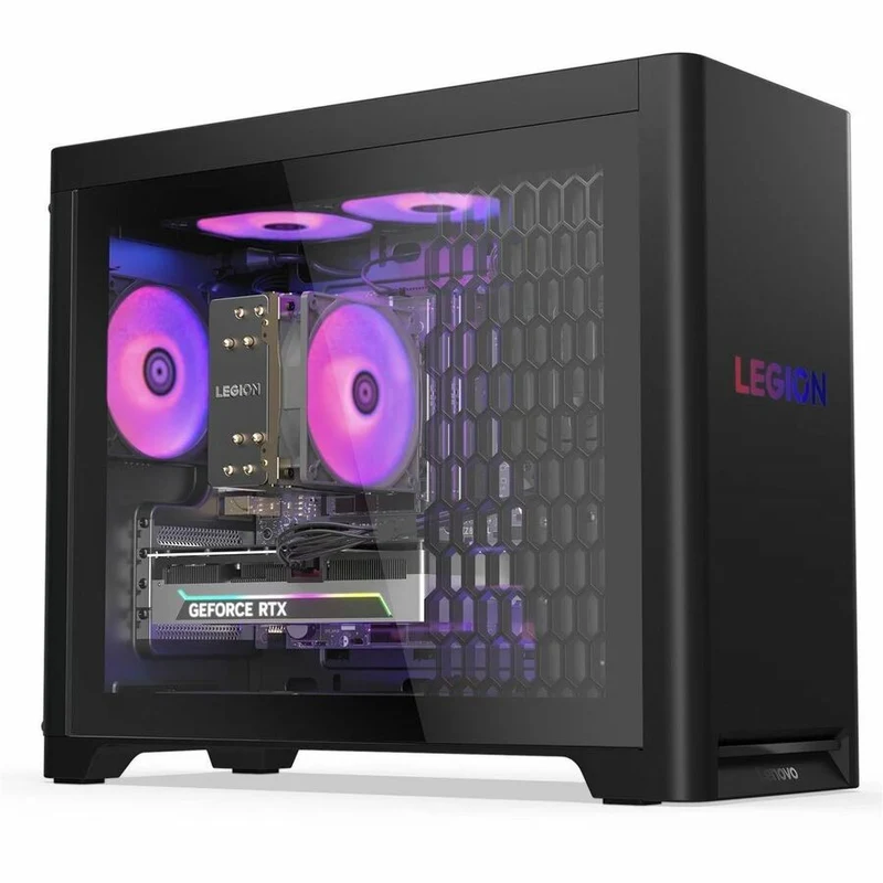 Ordinateur de bureau gaming Lenovo Legion T5 30AGB10 90YJ0015US - AMD Ryzen 7 7700X - 32 Go - SSD 1 To - Tour - Noir Eclipse 90YJ0015US