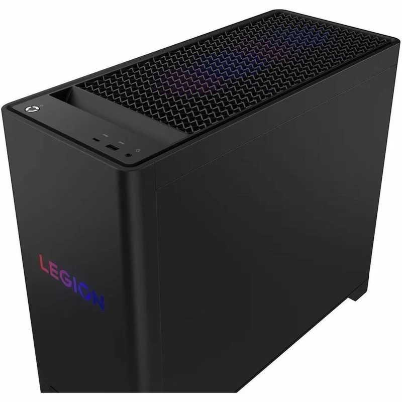 Ordinateur de bureau gaming Lenovo Legion T5 30AGB10 90YJ0015US - AMD Ryzen 7 7700X - 32 Go - SSD 1 To - Tour - Noir Eclipse 90YJ0015US