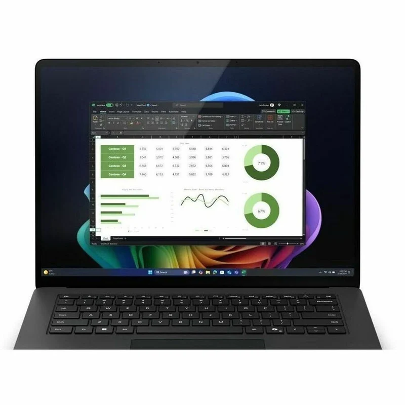 Microsoft Surface Laptop 7 15" Écran tactile Copilot+ PC Notebook - Intel Core Ultra 5 - 16 Go - SSD 256 Go - Clavier anglais - Noir EP2-22623