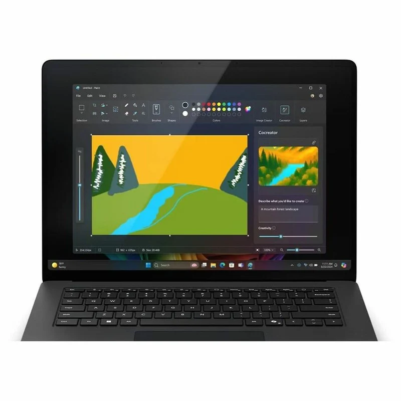 Microsoft Surface Laptop 7 15" Écran tactile Copilot+ PC Notebook - Intel Core Ultra 5 - 16 Go - SSD 256 Go - Clavier anglais - Noir EP2-22623