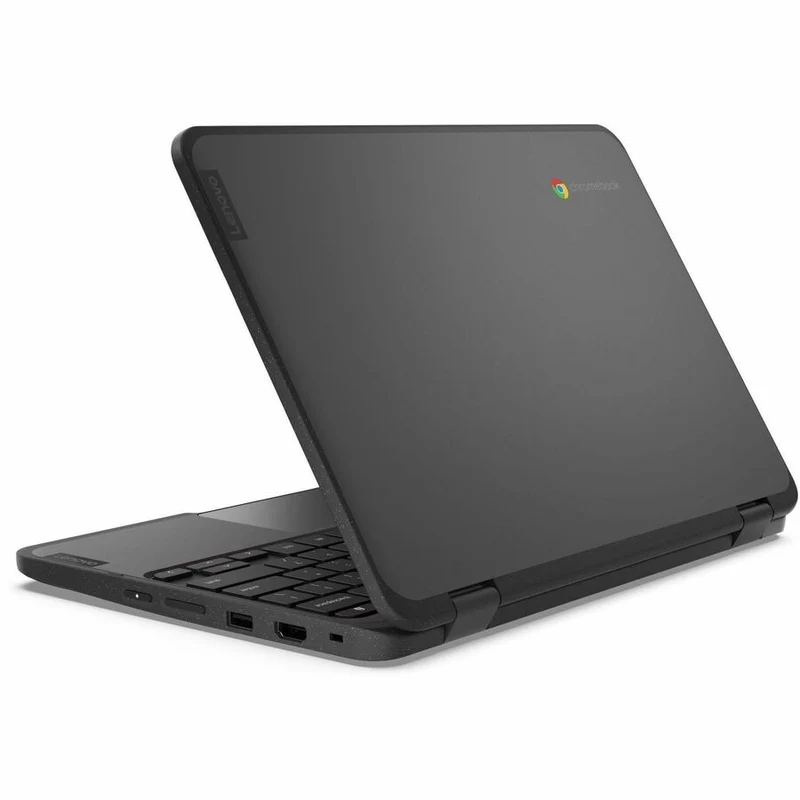 Chromebook Lenovo 500e Gen 4s 83L40000US 11.6" tactile convertible 2 en 1 - HD - Intel N-Series N100 - 4 Go - 64 Go de mémoire flash - Clavier anglais - Gris 83L40000US