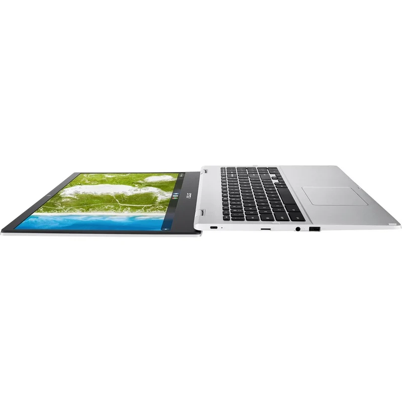 Asus Chromebook CX1500 CX1500CKA-DB01-CB Chromebook 15.6" - Full HD - Intel Celeron N4500 - 4 Go - 64 Go de mémoire flash - Argent transparent CX1500CKA-DB01-CB