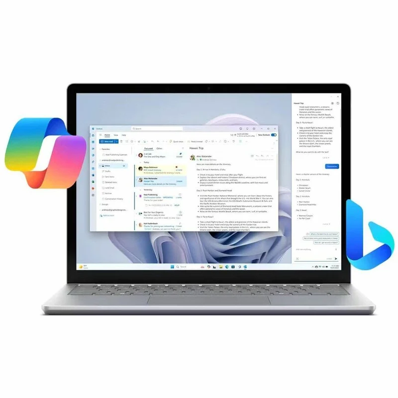 Ordinateur portable Microsoft Surface Laptop 6 13.5" avec écran tactile - Intel Core Ultra 5 - 16 Go - SSD 256 Go - Clavier anglais et français - Platinum EP2-34451