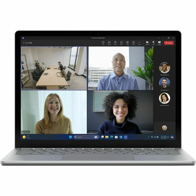 Ordinateur portable Microsoft Surface Laptop 6 13.5" à écran tactile - Intel Core i7 - 32 Go - SSD 1 To - Clavier anglais et français - Platine EP2-34461