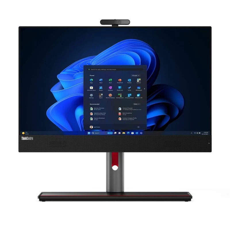 Ordinateur tout-en-un Lenovo ThinkCentre M90a Gen 5 12SH0028US - Intel Core i7 14e génération i7-14700 - Technologie vPro - 16 Go - SSD 512 Go - Écran Full HD 23.8" - Noir 12SH0028US