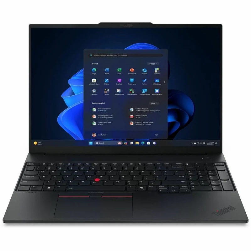 Ordinateur portable Lenovo ThinkPad E16 Gen 3 21SR0035CA 16 pouces - WUXGA - Intel Core Ultra 5 225U - 16 Go - SSD 256 Go - Clavier français canadien - Noir 21SR0035CA
