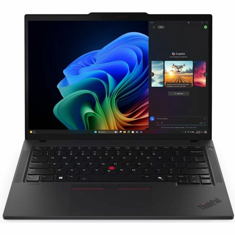 Ordinateur portable Lenovo ThinkPad T14 Gen 6 21QG002ACA 14" avec écran tactile Copilot+ - WUXGA - Intel Core Ultra 7 268V - 32 Go - SSD 1 To - Clavier français canadien - Noir 21QG002ACA