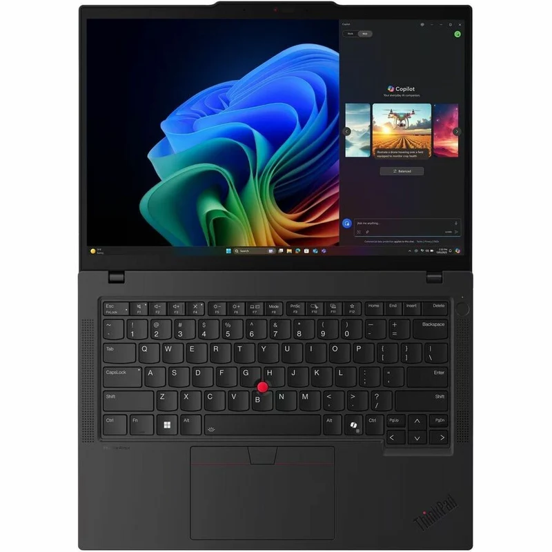 Ordinateur portable Lenovo ThinkPad T14 Gen 6 21QG002ACA 14" avec écran tactile Copilot+ - WUXGA - Intel Core Ultra 7 268V - 32 Go - SSD 1 To - Clavier français canadien - Noir 21QG002ACA
