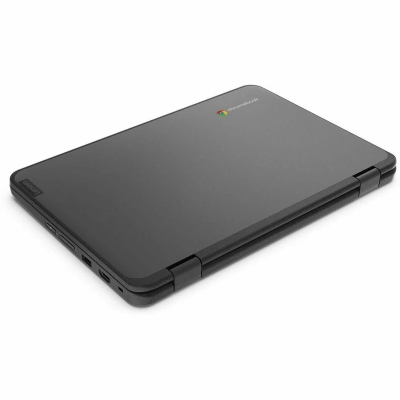 Chromebook Lenovo 500e Gen 4s 83N80001US 11.6" tactile convertible 2 en 1 - HD - Intel N-Series N250 - 8 Go - 64 Go de mémoire flash - Clavier anglais - Gris 83N80001US