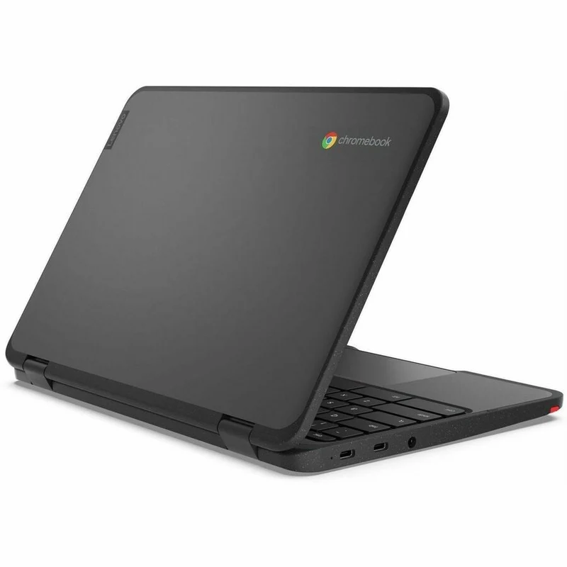 Chromebook Lenovo 500e Gen 4s 83N80001US 11.6" tactile convertible 2 en 1 - HD - Intel N-Series N250 - 8 Go - 64 Go de mémoire flash - Clavier anglais - Gris 83N80001US