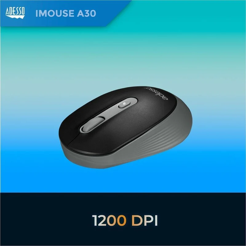 Souris sans fil Adesso iMouse A30B avec bouton de raccourci AI CoPilot IMOUSE-A30B