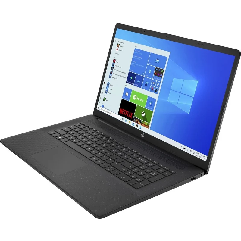 Ordinateur portable HP 17-cn0000 17-cn0010ca 17.3" - HD+ - 1600 x 900 - Intel Pentium Gold N6000 Quad-core (4 cœurs) - 8 Go de RAM totale - 256 Go SSD - Noir de jais, Noir étoilé 2L7P6UA#ABL
