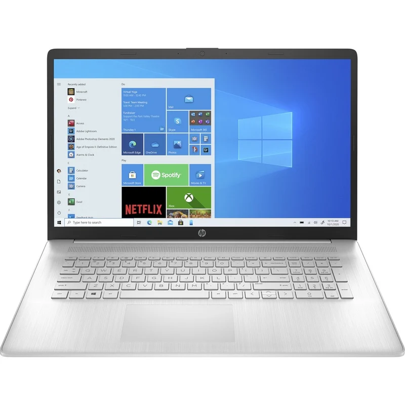 Ordinateur portable HP 17-cn0000 17-cn0020ca 17.3" - Full HD - 1920 x 1080 - Intel Core i3 11e génération i3-1125G4 Quad-core (4 cœurs) - 8 Go de RAM totale - 1 To HDD - 256 Go SSD - Argent naturel 2L7P7UA #ABL