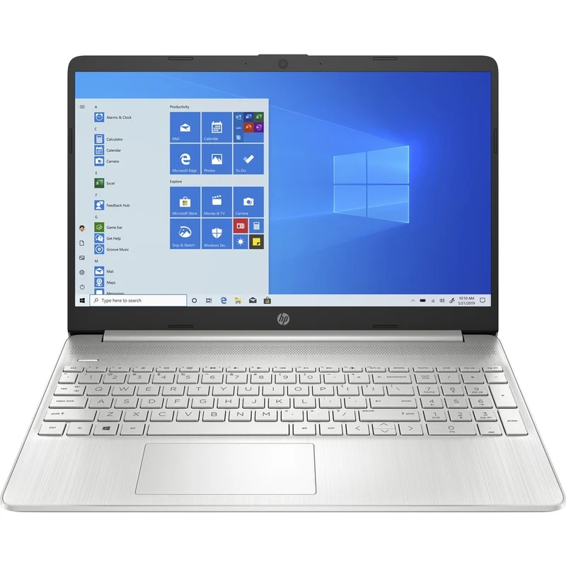 Ordinateur portable HP 15.6" - Full HD - 1920 x 1080 - Intel Pentium N6000 Quad-core (4 cœurs) - 8 Go de RAM totale - 256 Go SSD - Argent naturel 2L7N7UA#ABL