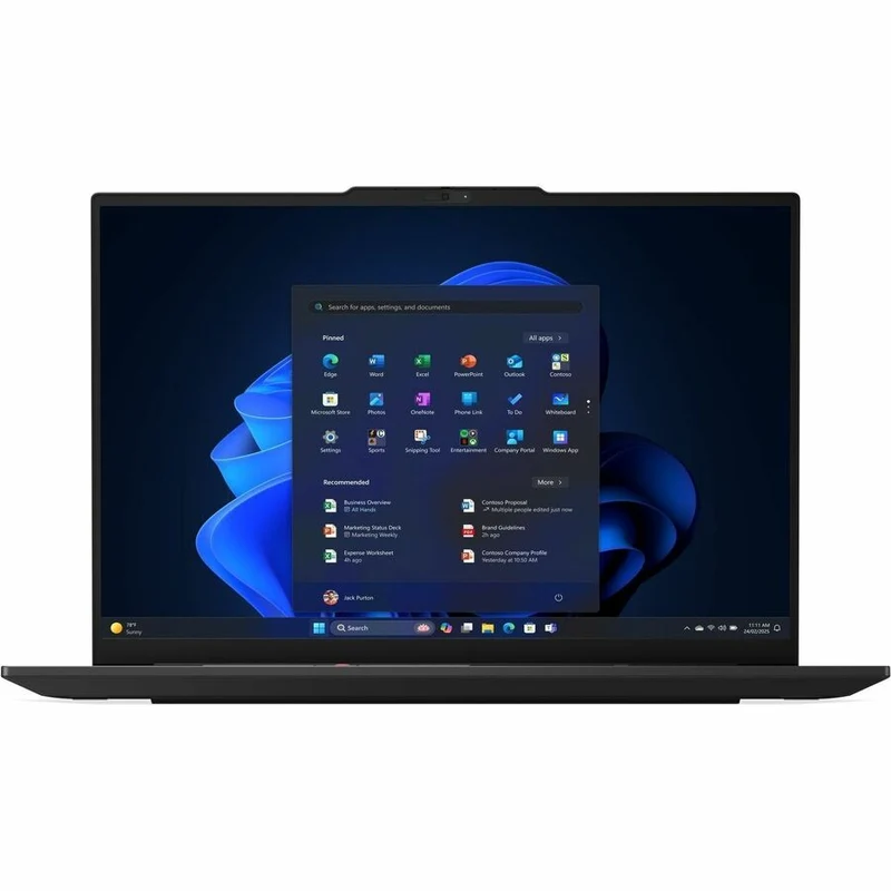 Ordinateur portable Lenovo ThinkPad E16 Gen 3 21SR0033CA 16" - WUXGA - Intel Core Ultra 7 255H - 16 Go - SSD 512 Go - Clavier français canadien - Noir 21SR0033CA