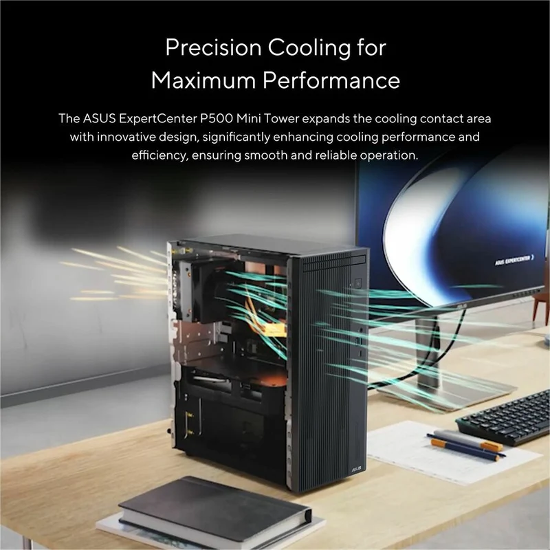 Ordinateur de bureau Asus ExpertCenter P500MVC- P71SR-CB - Intel Core i7 13e génération i7-13620H - 16 Go - SSD 1 To - Mini-tour - Gris P500MVC- P71SR-CB