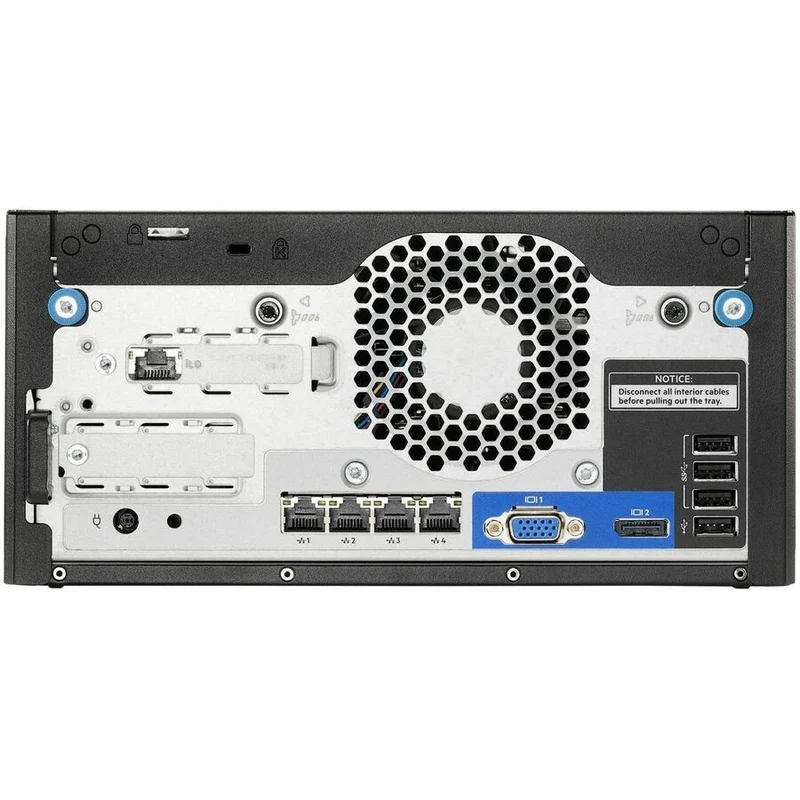 Serveur HPE ProLiant MicroServer Gen10 Plus v2 Ultra Micro Tour - 1 x Intel Pentium Gold G6405 4.10 GHz - 16 Go de RAM - Contrôleur Serial ATA/600 P69102-005