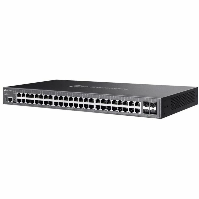 Commutateur géré Gigabit empilable Lite L48 3 ports TP-Link Omada avec 4 emplacements 10G SG5452X