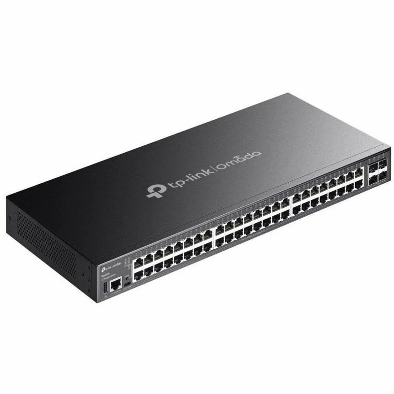 Commutateur géré Gigabit empilable Lite L48 3 ports TP-Link Omada avec 4 emplacements 10G SG5452X