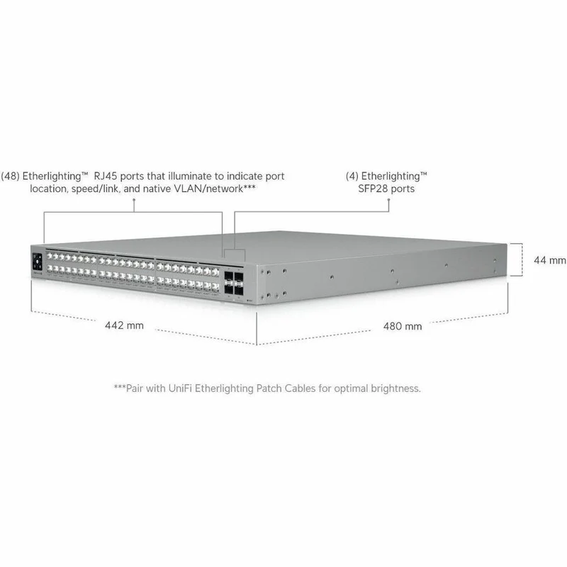 Commutateur POE Ubiquiti Unifi 48 ports XG - USW-PRO-XG-48-POE