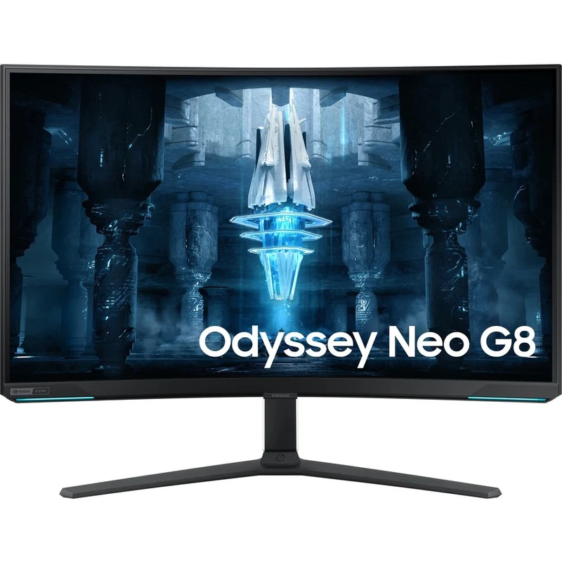 Samsung Odyssey Neo G8 S32BG852NN Moniteur LCD de jeu Quantum Mini LED à écran incurvé 32K UHD 4" - 16:9 - Blanc, Noir LS32BG852NNXGO