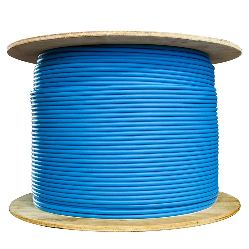 Câble CAT6A bleu de 1000 mètres - CAT6ASPOOL-BLUE