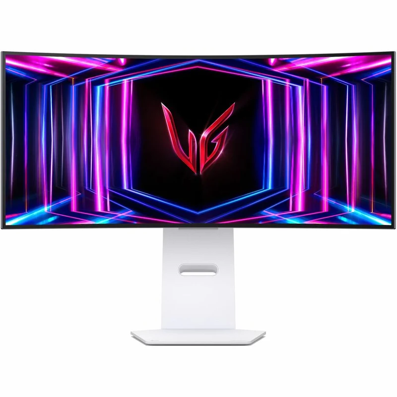 Moniteur de jeu OLED incurvé UWQHD de 34 pouces LG UltraGear 95GS34QE-W - 21:9 - Blanc 34GS95QE-W