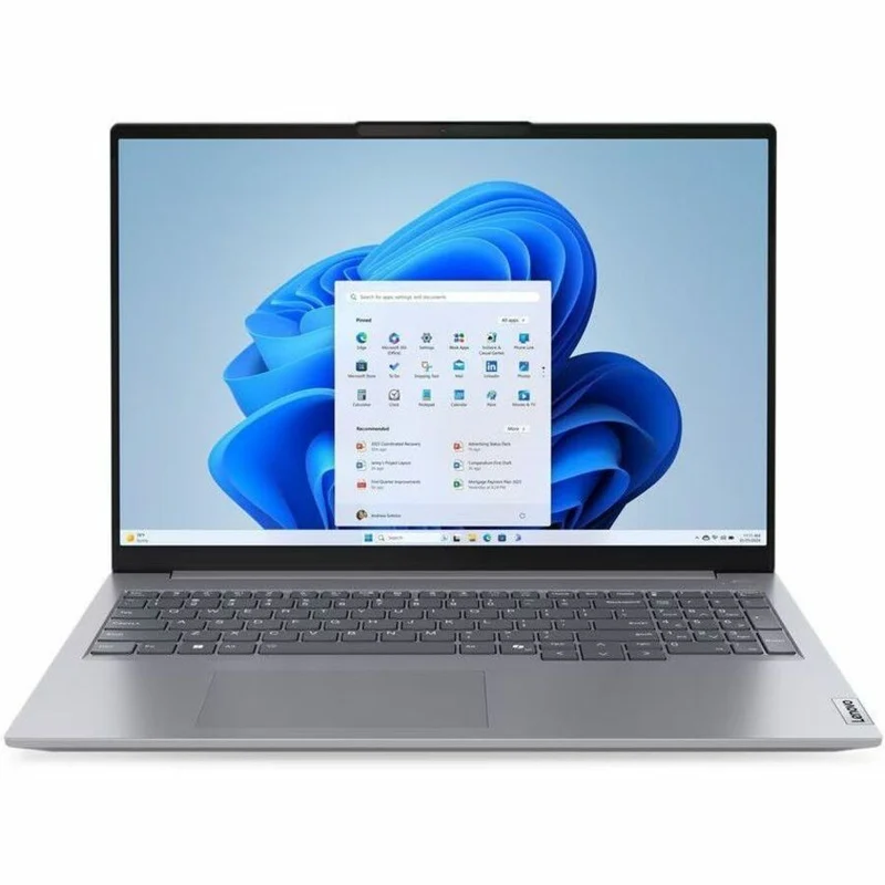 Ordinateur portable Lenovo ThinkBook 16 G7 ARP 21MW0002CA 16" (406.40 mm) à écran tactile - WUXGA - AMD Ryzen 5 7535HS - 16 Go - SSD 512 Go - Clavier français, anglais - Gris arctique 21MW0002CA