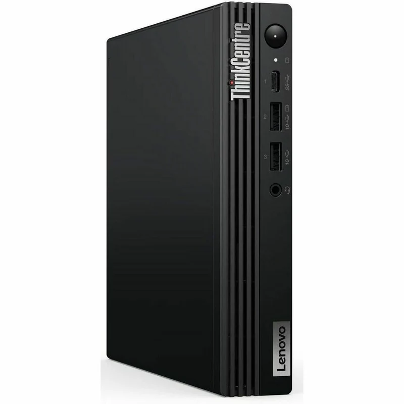 Ordinateur de bureau Lenovo ThinkCentre M70q Gen 5 12TD001MCA - Intel Core i3 14e génération i3-14100T - 16 Go - SSD 256 Go - Minuscule - Noir 12TD001MCA