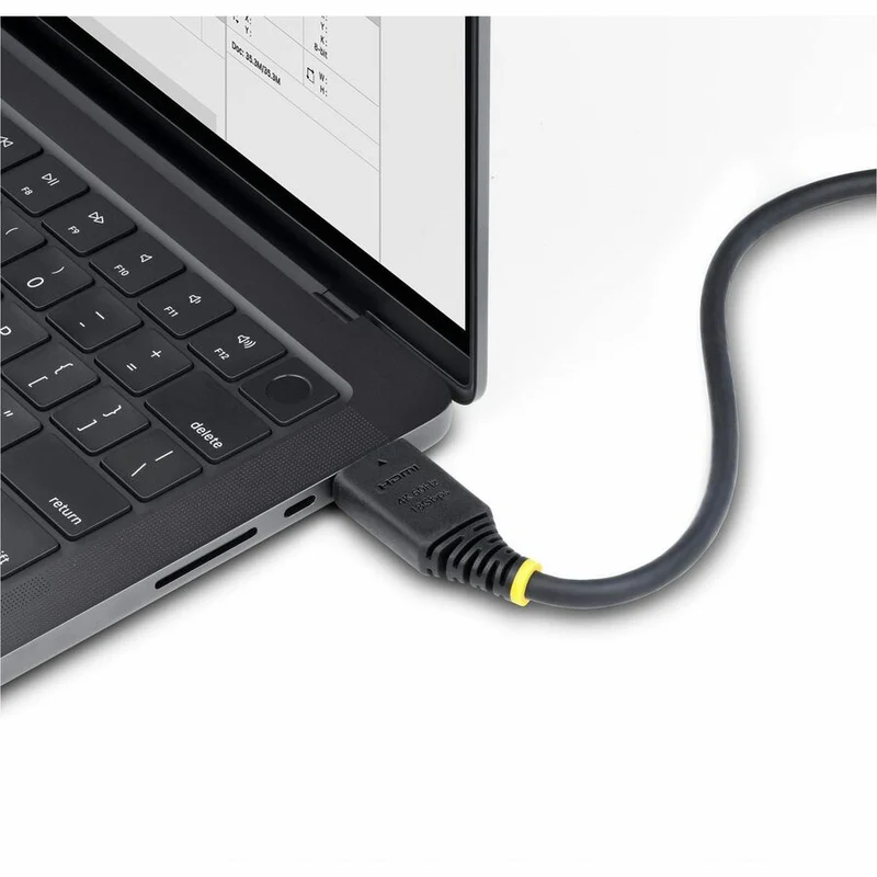 Câble HDMI haute vitesse certifié StarTech.com de 15 m (4.5 pi), 4K 60 Hz/1440p 144 Hz, 18 Gbit/s, cordon HDMI 2.0 UHD, gaine TPE HDMI2-CABLE-4K60-15F
