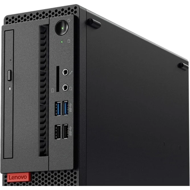 Ordinateur de bureau Lenovo ThinkCentre M75s Gen 2 11R80051CA - AMD Ryzen 5 PRO 5650G - 16 Go - SSD 256 Go - Petit format - Noir 11R80051CA
