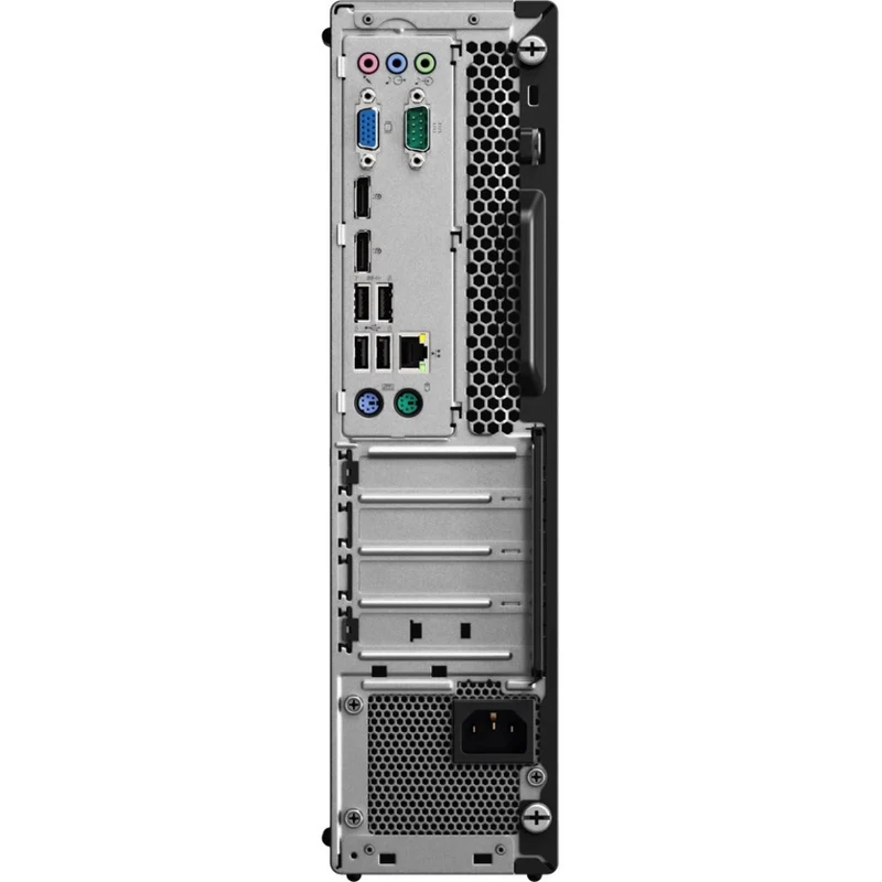 Ordinateur de bureau Lenovo ThinkCentre M75s Gen 2 11R80051CA - AMD Ryzen 5 PRO 5650G - 16 Go - SSD 256 Go - Petit format - Noir 11R80051CA