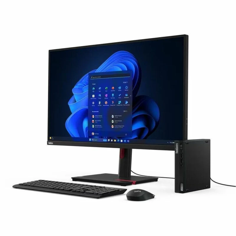 Ordinateur de bureau Lenovo ThinkCentre M70q Gen 5 12TD001SCA - Intel Core i7 14e génération i7-14700T - Technologie vPro - 32 Go - SSD 1 To - Minuscule - Noir 12TD001SCA